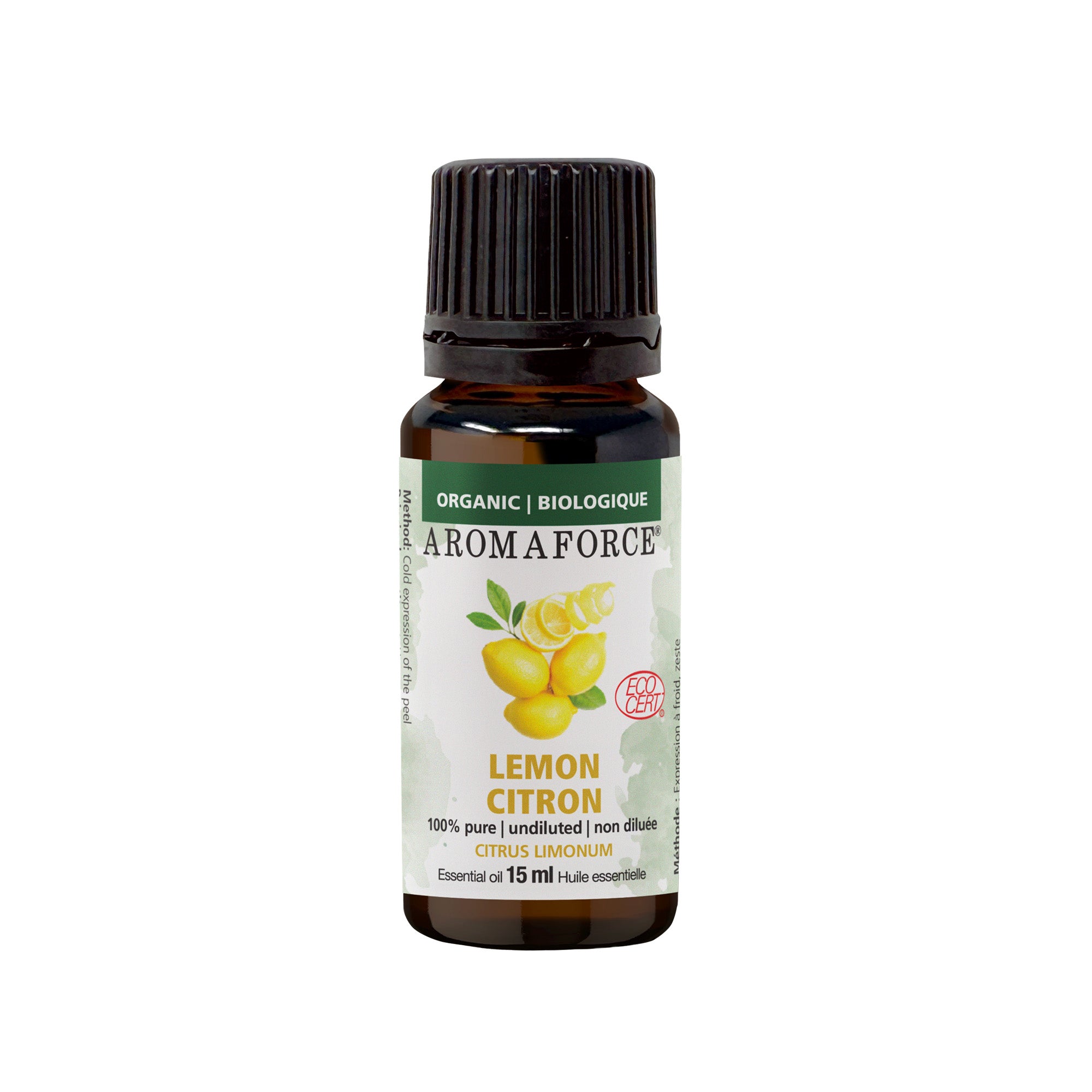 Aromaforce Lemon Organic Essential Oil 15mL - A.Vogel Canada