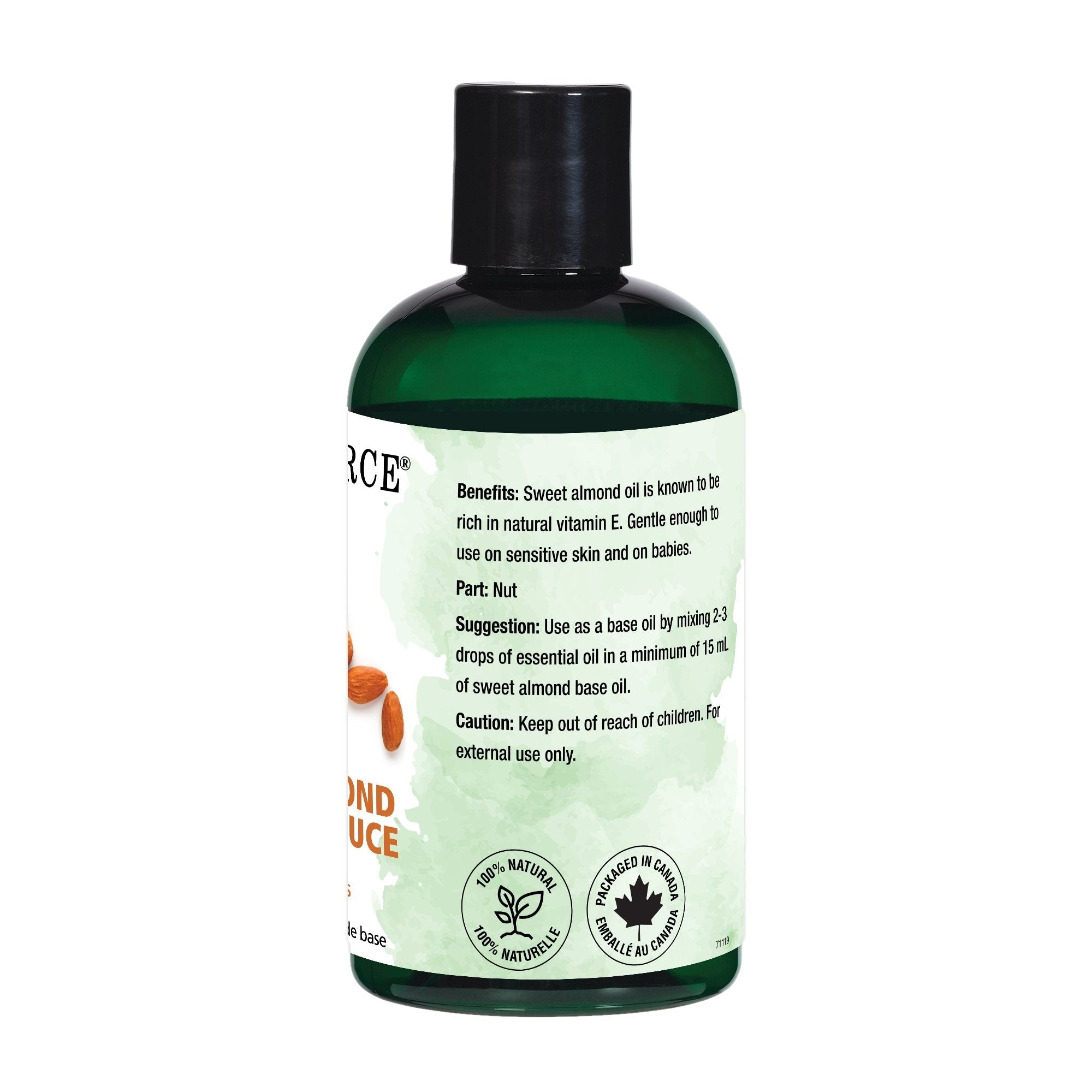 Aromaforce Sweet Almond Oil 250mL - A.Vogel Canada