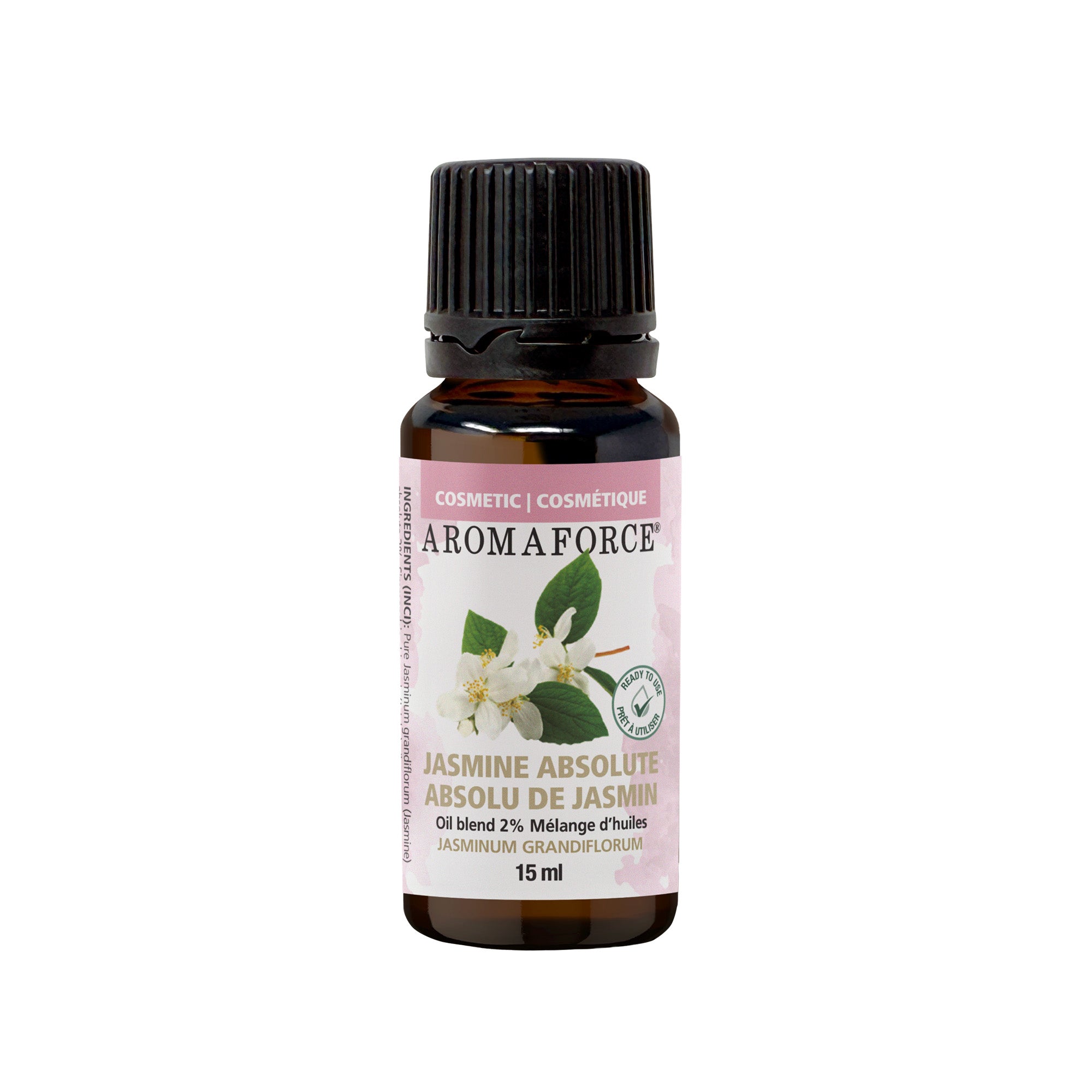 Jasmine Absolute Essential Oil in Jojoba Oil Blend 15mL - Aromaforce - A.Vogel Canada