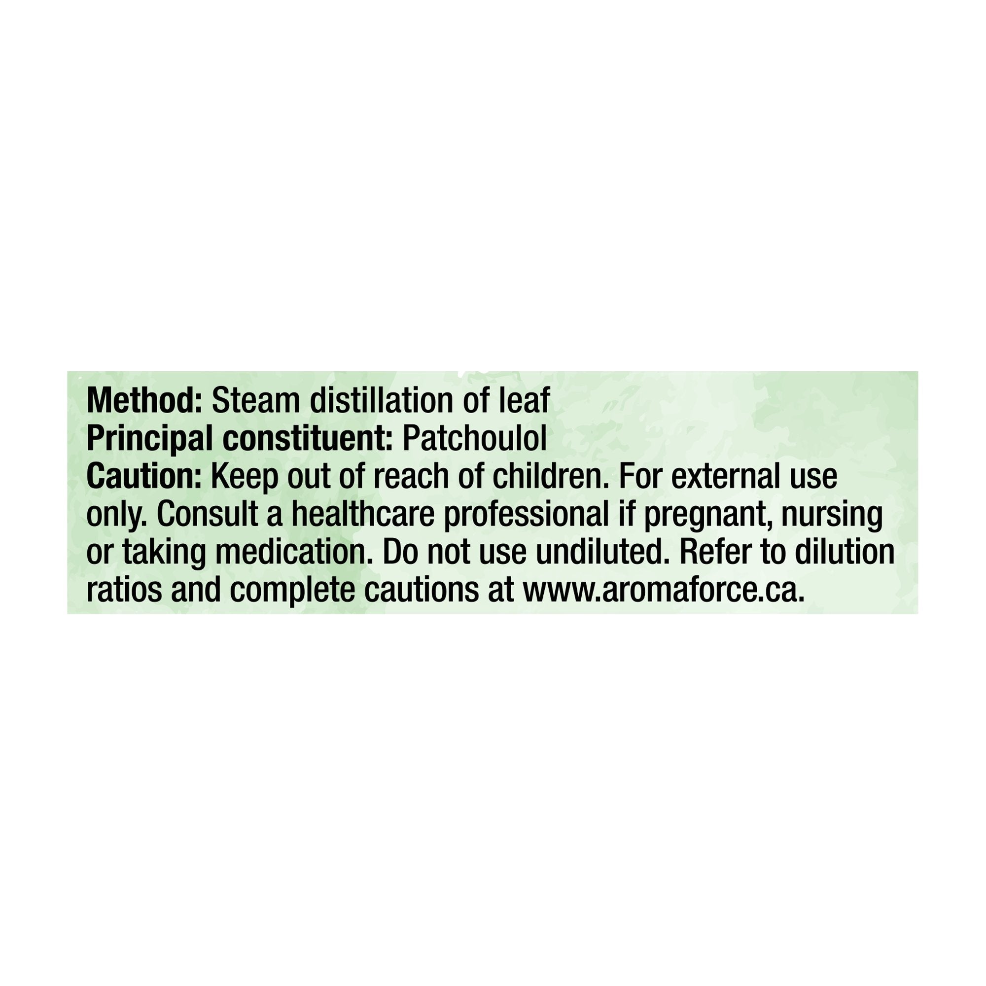 Aromaforce Patchouli Essential Oil 15mL - A.Vogel Canada