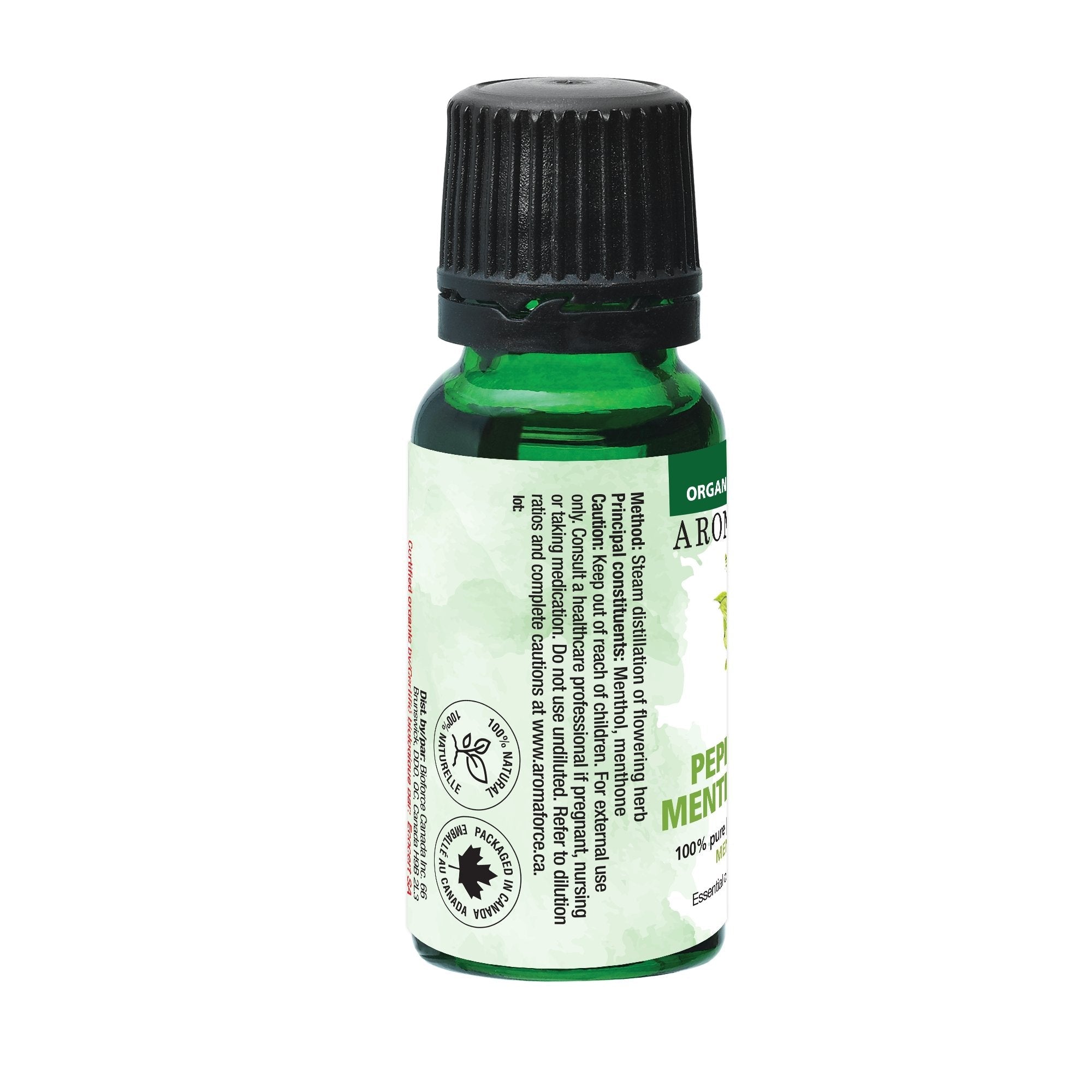 Aromaforce Peppermint Organic Essential Oil 15mL - A.Vogel Canada