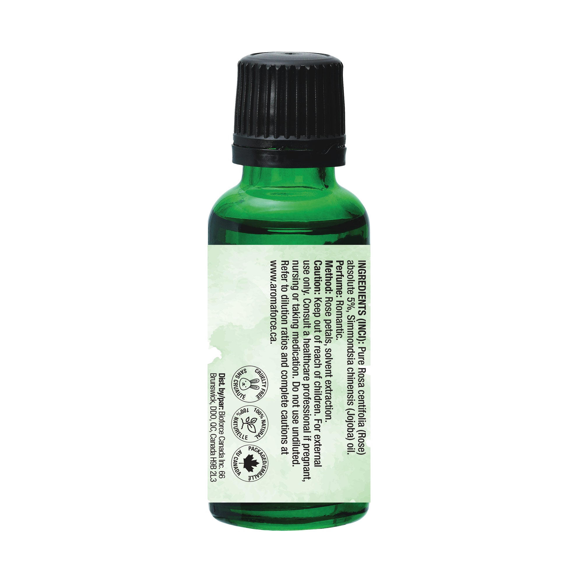 Rose Absolute Essential Oil in Jojoba Oil Blend 15mL - Aromaforce - A.Vogel Canada